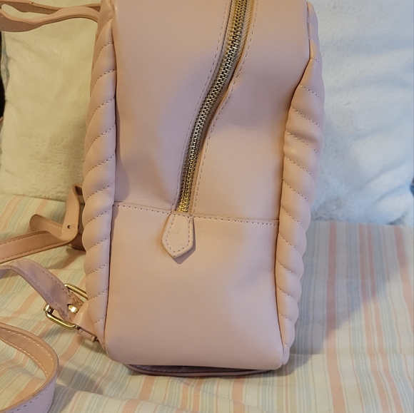 Steve Madden blush-pink vegan-leather back pack - Picture 5 of 6